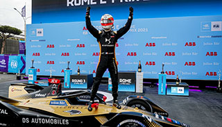 JEAN ERIC VERGNE S'IMPOSE A ROME AU VOLANT DE LA DS E-TENSE FE21 1 Jean Eric Vergne