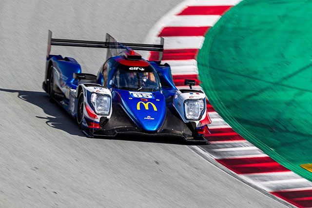 ELMS BARCELONE: PANIS RACING MONTE SUR LA DEUXIEME MARCHE DU PODIUM 3 Panis-Racing--Oreca-07