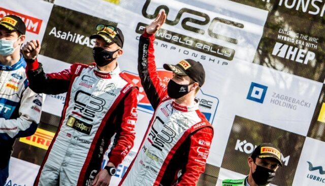 MADS OTSBERG OFFRE LA VICTOIRE A LA C3 RALLY2 EN CROATIE 2 Podium WRC 2
