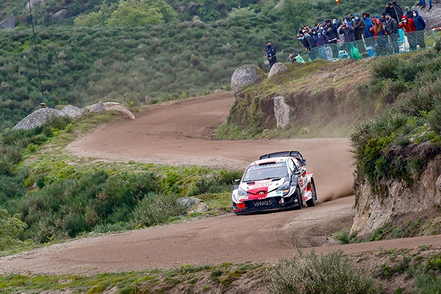 ELFYN EVANS (TOYOTA)PREND LA TETE DU RALLYE DU PORTUGAL 3 oiture-1-(Sébastien-Ogier,-Julien-Ingrassia)