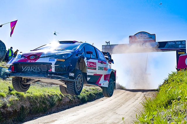 WRC PORTUGAL : EVANS ET OGIER (TOYOTA) SUR LE PODIUM 2 WRC Portugal -(Elfyn-Evans,-Scott-Martin)