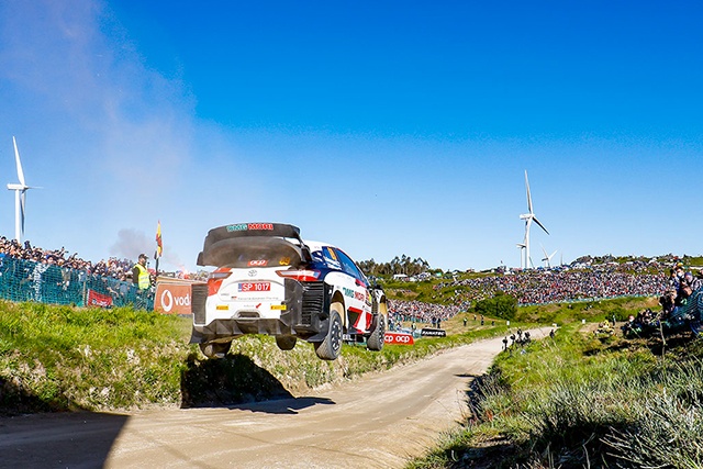 WRC PORTUGAL : EVANS ET OGIER (TOYOTA) SUR LE PODIUM 4 WRC Portugal(Kalle-Rovanperä,-Jonne-Halttunen)