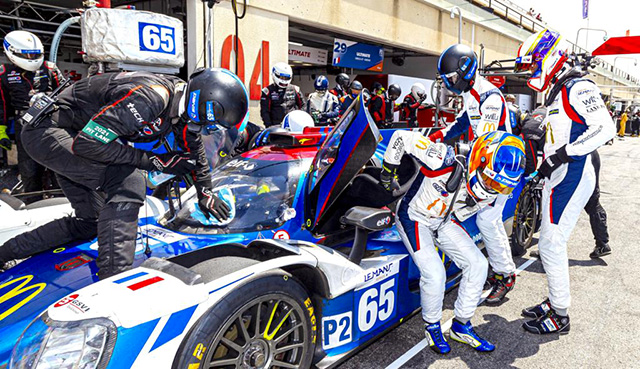 ELMS 4 h du castellet Panis-Racing-stand