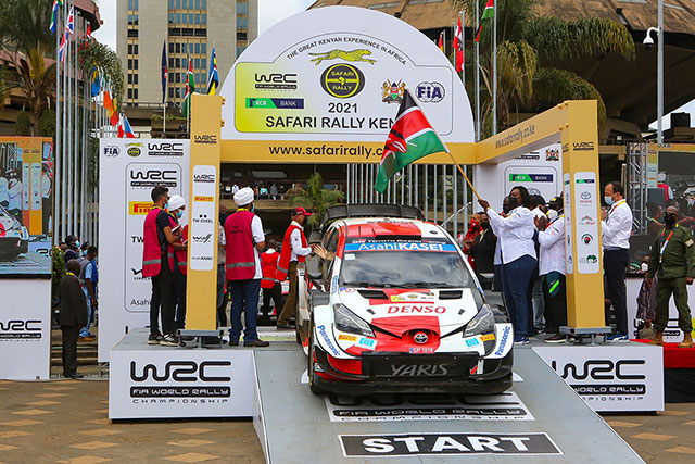 SAFARI RALLY DU KENYA OGIER EN PATRON POUR LE DEBUT DE L'AVENTURE 2 Safari Rally Kenya voiture 1
