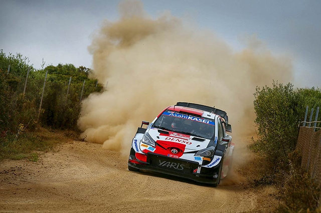 WRC DOUBLE TOYOTA EN SARDAIGNE OGIER REMPORTE LE RALLYE 2 WRC Sardaigne Elfyn-Evans,-Scott-Martin)jpg