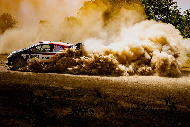 SAFARI RALLY DAY 3 THIERRY NEUVILLE TOUJOURS LEADER, SEBASTIEN OGIER 3ème 3 Safari Rally