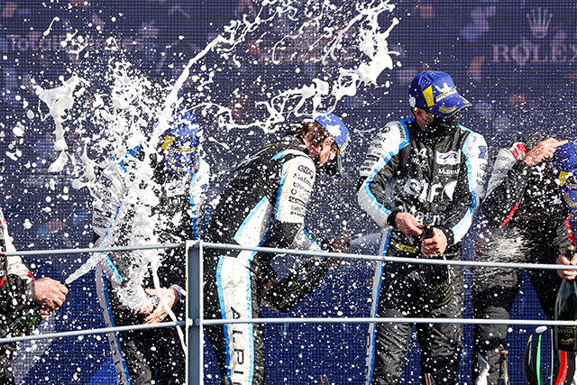 TROISIÈME PODIUM CONSÉCUTIF POUR ALPINE AVANT LES 24 HEURES DU MANS 2 6hMonza podium alpine