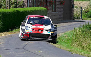 WRC YPRES RALLY THIERRY NEUVILLE AUX COMMANDES APRES L&rsquo;ETAPE 1