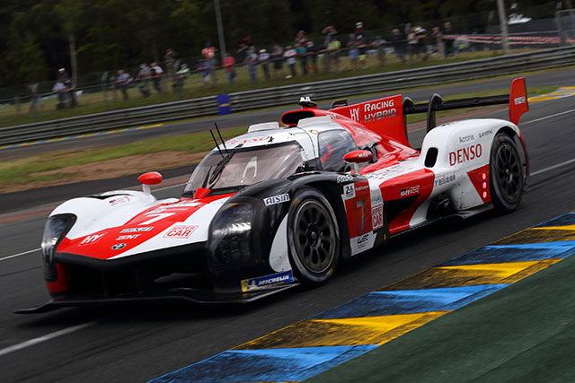 24 HEURES DU MANS 2021 LES DEUX TOYOTA GR010 HYBRID EN POLE 3 Toyota N°7