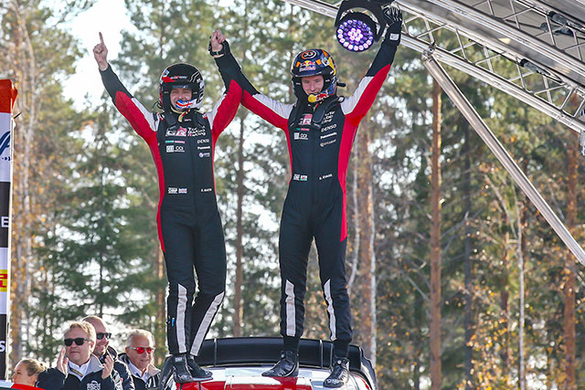 WRC ELFYN EVANS (TOYOTA)REMPORTE LE RALLYE DE FINLANDE 2 Elfyn-Evans,-Scott-Martin vainqueur du rallye