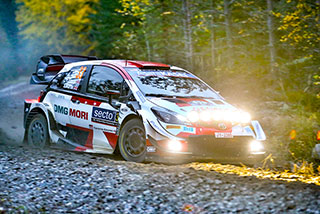 RALLYE DE FINLANDE ELFYN EVANS NOUVEAU LEADER 1 Rallye de Finlande Elfin Evans nouveau leader