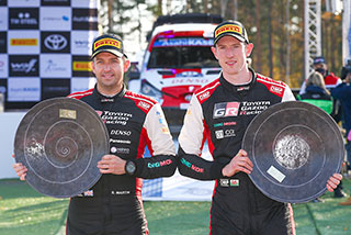 WRC ELFYN EVANS (TOYOTA)REMPORTE LE RALLYE DE FINLANDE 1 WRC Finlande Elfyn-Evans,-Scott-Martin