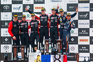 WRC Monza Podium