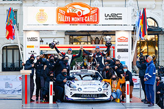 ALPINE OUVRE SA SAISON 2022 PAR UNE VICTOIRE AU MONTE-CARLO 1 alpine ouvre sa saison 2022 Podium Raphael Astier
