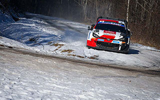 WRC MONTE-CARLO 2022 LOEB S&rsquo;EMPARE DE  LA TETE DU RALLYE