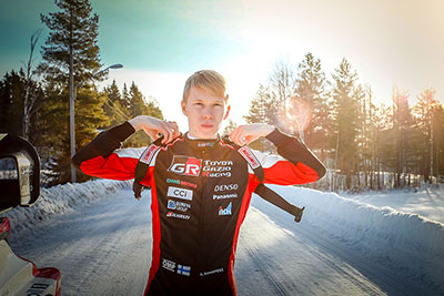 KALLE ROVANPERA LEADER DU RALLYE DE SUEDE 1 WRC Suède 2022 Kalle-Rovanperä