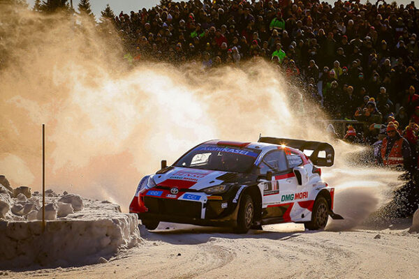 Kalle Rovanpera leader du rallye de suède