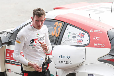 DOUBLE TOYOTA AU PORTUGAL ELFYN EVANS LEADER DEVANT KALLE ROVENPERA 8 Rallye du PortugalElfyn-Evans