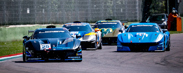 LE TEAM VIRAGE ET RLR MSport SIGNENT CHACUN UNE DOUBLE VICTOIRE A IMOLA 5 Ligier-JS2-R-battle