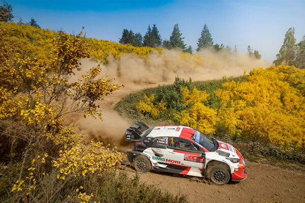 DOUBLE TOYOTA AU PORTUGAL ELFYN EVANS LEADER DEVANT KALLE ROVENPERA 3 Rallye du Portugal 2022 Sébastien-Ogier,-Benjamin-Veillas)