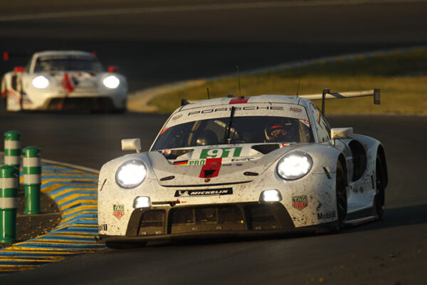 TOYOTA GAZOO RACING SIGNE UN DOUBLÉ AUX 24 HEURES DU MANS 2022. 3 Porsche-911-RSR,-Porsche-GT-Team-(#91),-Richard-Lietz-(A),-Gianmaria-Bruni-(I),-Frederic-Makowiecki-(F)