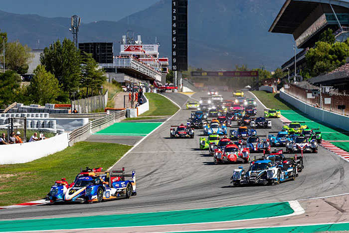 ELMS 4 HEURES DE BARCELONE:POLE ET PODIUM P2 POUR PANIS RACING 3 Depart-des-4h-de-Barcelone