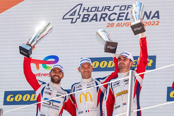 ELMS 4 HEURES DE BARCELONE:POLE ET PODIUM P2 POUR PANIS RACING 1 JULIEN-CANAL-(FRA)-NICOLAS-JAMIN-(FRA)-JOB-VAN-UITERT-(NLD