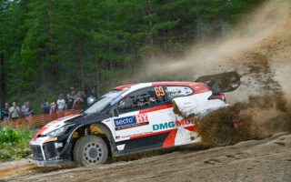RALLYE DE FINLANDE OTT TANACK LEADER, ESAPEKKA LAPPI A 3,8 SECONDES