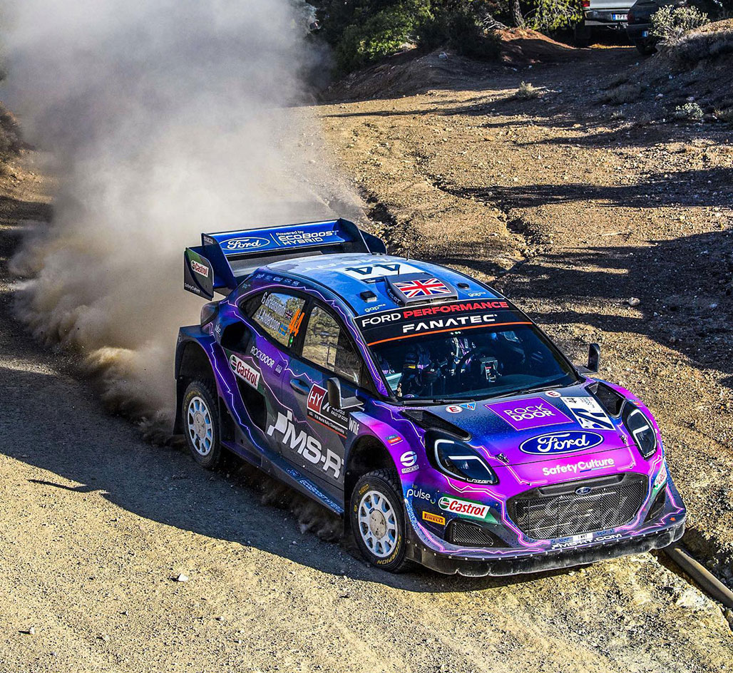 ACROPLOLIS RALLY JOUR 2 :LOEB EN TETE DEVANT LOUBET 1 (Ford-Puma-Rally1-HYBRID)