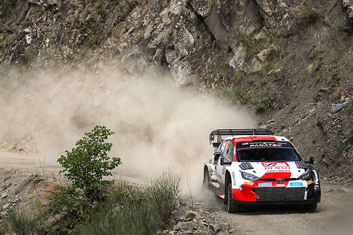 ACROPOLIS RALLY THIERRY NEUVILLE (HYUNDAI) NOUVEAU LEADER 2 Acropolis Rally Voiture-69-(Kalle-Rovanperä,-Jonne-Halttunen)