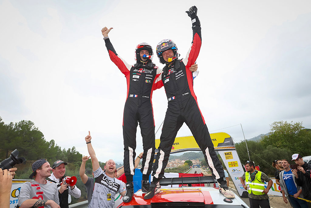 WRC ESPAGNE NOUVELLE COURONNE MONDIALE POUR TOYOTA ET VICTOIRE DE SEBASTIEN OGIER 3 ébastien-Ogier,-Benjamin-Veillas