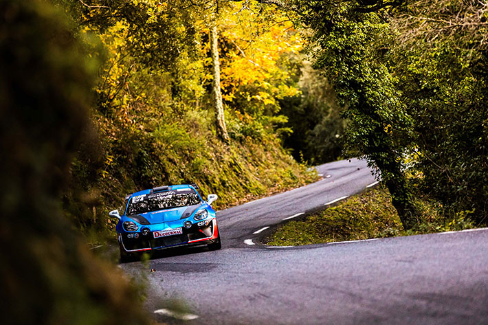 TROPHEE ALPINE ELF RALLY FABRICE BECT S'IMPOSE LORS DE LA FINALE AU VAR 2 Rallye du Var spéciale