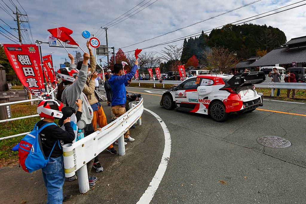 ELFYN EVANS NOUVEAU LEADER AU RALLYE DU JAPON