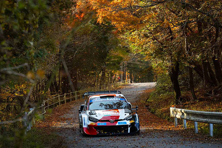 ELFYN EVANS NOUVEAU LEADER AU RALLYE DU JAPON 4 Voiture-1-(Sébastien-Ogier,-Vincent-Landais