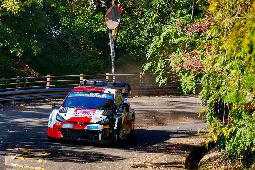 ELFYN EVANS NOUVEAU LEADER AU RALLYE DU JAPON