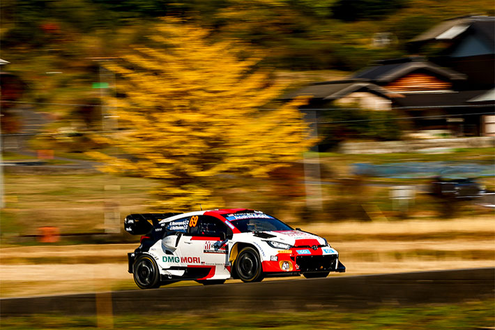ELFYN EVANS NOUVEAU LEADER AU RALLYE DU JAPON 2 Voiture-69-(Kalle-Rovanperä,-Jonne-Halttunen)-(2)