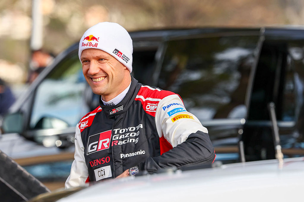 RALLYE MONTE-CARLO 2023 SEBASTIEN OGIER DEMARRE FORT D&rsquo;ENTREE