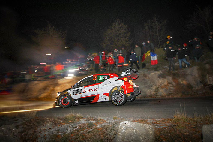 RALLYE MONTE-CARLO 2023 SEBASTIEN OGIER DEMARRE FORT D'ENTREE 1 Rallye Monte-Carlo 2023 (Elfyn-Evans,-Scott-Martin)