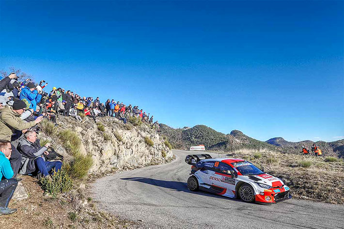 ROVANPERA REMPORTE SA PREMIERE VICTOIRE D'ETAPE (ES 8) 2 Monte Carlo 2023Voiture-69-(Kalle-Rovanperä,-Jonne-Halttunen)