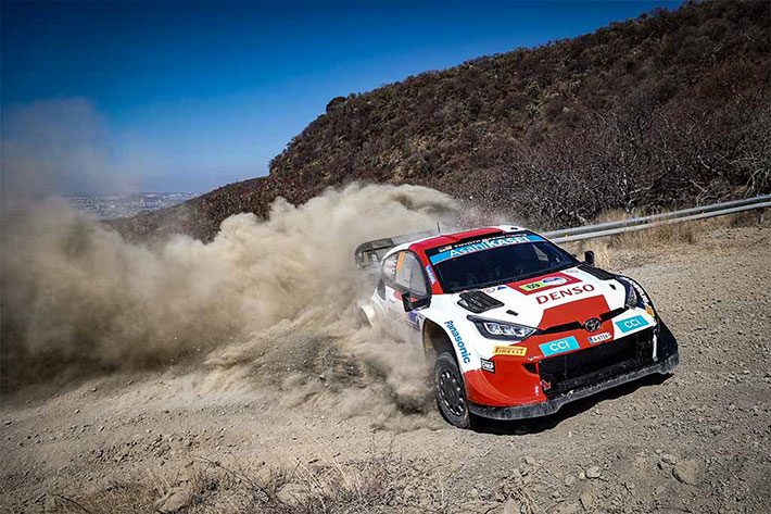 OTT TANAK PREND LA TETE DU RALLYE DU MEXIQUE 1 (Kalle-Rovanperä,-Jonne-Halttunen)