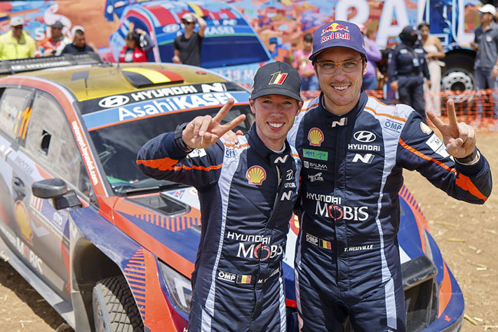 NOUVELLE VICTOIRE ET NOUVEAU RECORD POUR SEBASTIEN OGIER 2 Thierry-Neuville