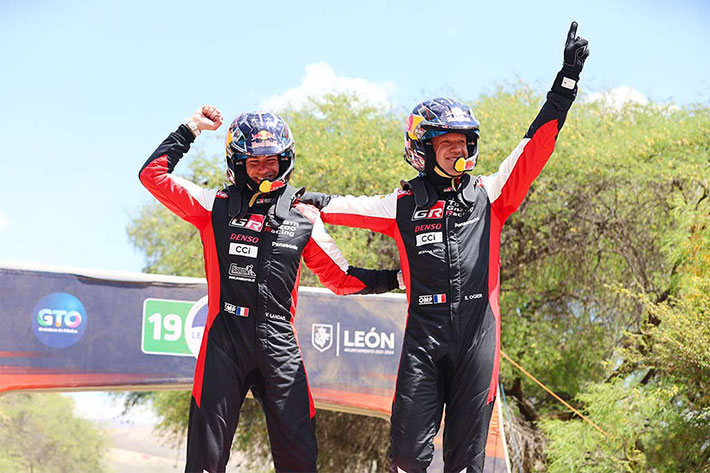 NOUVELLE VICTOIRE ET NOUVEAU RECORD POUR SEBASTIEN OGIER 1 Nouvelle Vitoire au Mesique pour Ogier a remporté le rallye du Mexique pour la 7e fois de sa carrière© Jaanus Ree / Red Bull Content Pool