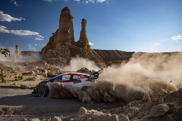 RALLYE DU MEXIQUE OTT TANAK HORS JEU POUR LA VICTOIRE FINALE 3 Mexico Rally Voiture-33-(Elfyn-Evans,-Scott-Martin)