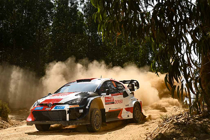 ROVANPERA PREND LA TETE DU RALLYE DU PORTUGAL 3 Voiture 18 (Takamoto Katsuta, Aaron Johnston)