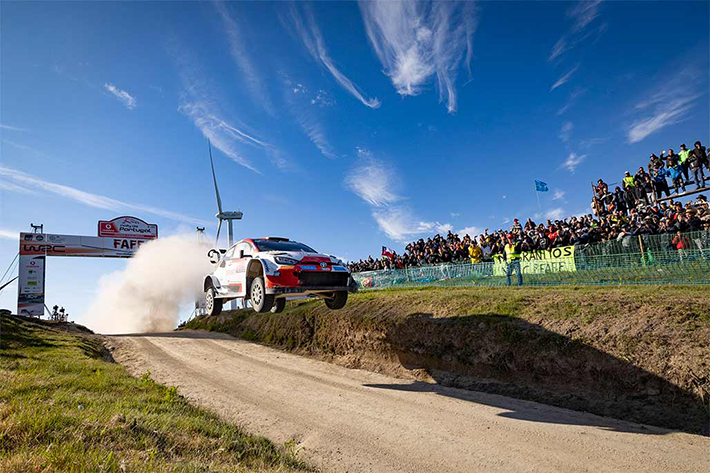 COUP DOUBLE AU RALLYE DU PORTUGAL POUR KALLE ROVANPERA 4 Voiture 18 (Takamoto Katsuta, Aaron Johnston)