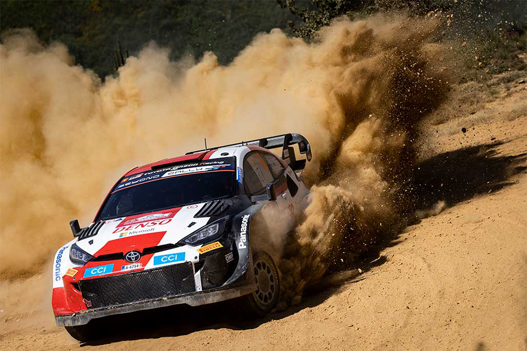 ROVANPERA PREND LA TETE DU RALLYE DU PORTUGAL.Kalle Rovanperä mène le Rallye du Portugal pour TOYOTA GAZOO Racing World Rally Team après une première journée de hauts et de bas