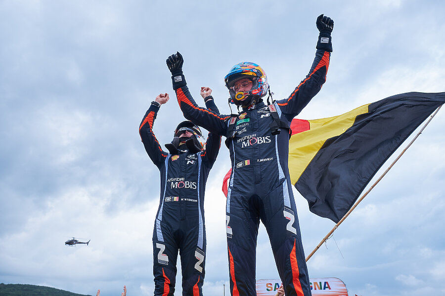 THIERRY NEUVILLE (HYUNDAI) INSCRIT SON NOM AU PALMARES DU RALLYE DE SARDAIGNE 7 Thierry Neuville remporte le rallye de Sardaigne 2023