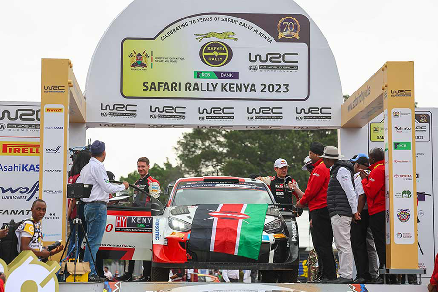 TOYOTA GAZOO RACING A LA RECHERHE D'UN NOUVEAU SUCCES D'AFFILE AU SAFARI RALLY 6 Voiture 17 (Sébastien Ogier, Vincent Landais)