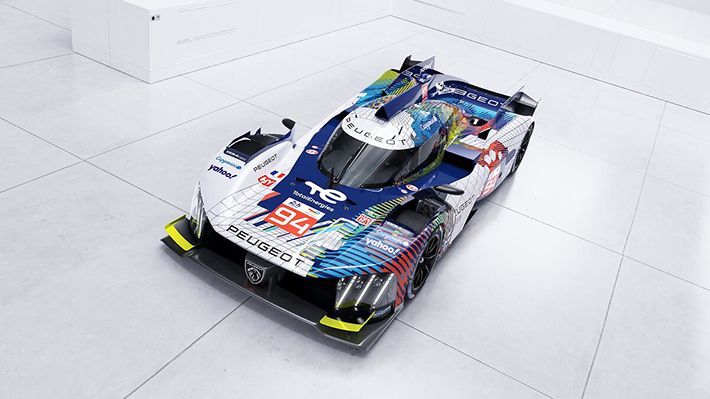 PEUGEOT RETROUVE LES 24 H DU MANS 12 ANS APRES SA DERNIERE PARTICIPATION 2 art car Demsky (1)