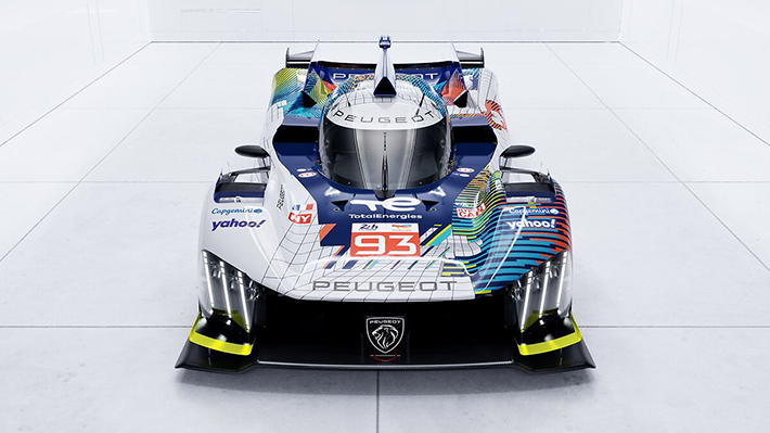 PEUGEOT RETROUVE LES 24 H DU MANS 12 ANS APRES SA DERNIERE PARTICIPATION 4 art car Demsky (3)